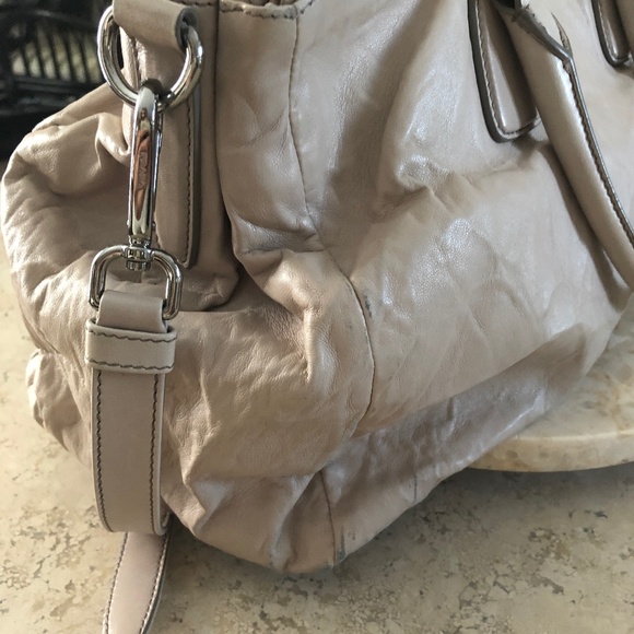 PRADA Nappa Antique Leather Double Zip Convertible Tote Bag - Picture 4 of 17